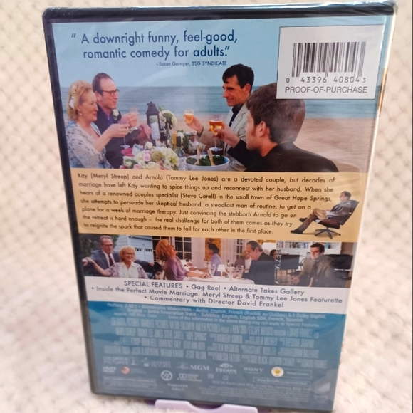 Hope Springs DVD Steve Carnell Meryl Streep Tommy Lee Jones - Picture 2 of 2